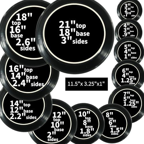 Saucer 12 Inch (10.1 Inch Base) Clear Plastic Case of 10 - Image 2