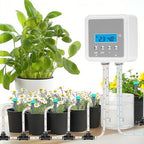 Smart Automatic Plant Watering System for 20 Pots - Dual Pump Indoor Drip Irrigation Kit with 30-Day Programmable Timer & USB-C Charging by DAOTAILI