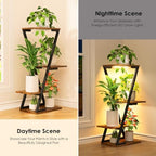 Plant Stand Indoor with Grow Lights - 6 Tiered lighted Plant Shelves Indoor - Image 5