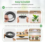 Wiaxulay Grow Lights for Indoor Plants, Full Spectrum Plant Light 12V/3A - Image 6