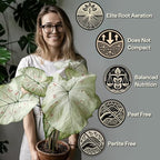 Craft Aroid Potting Mix- Elite Organic Alocasia, Philodendron, Monstera Soil Mix, Chunky, Well Draining Potting Soil for Indoor Plants, All Tropical Plants & Houseplants, Sustainable & Peat Free 4QT - Image 2