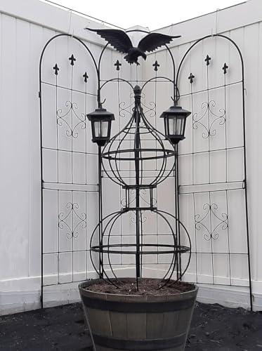 47" Obelisk Trellis for Climbing Plants - Support for Roses & Vines - Image 4