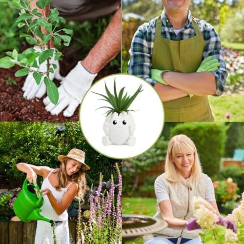 Chatelet Cute Egg Shell Planter | Unique Dinosaur Tabletop Indoor or Outdoor Planter Pot | Flowers, Succulents, or Vegetable Pot | Made in USA (Cute Egg, Large) - Image 7