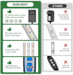 Kullsinss 16in Grow Light Strips for Indoor Plants, 6000K 24W Full Spectrum - Image 5