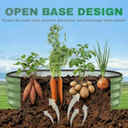 2PCS 4x2x1 FT Oval Metal Raised Garden Bed Kit, Open Bottom Design Elevated Garden Planter Box Outdoor, Trough Planter for Outdoor Plants, Flower, Vegetables, Fruit, Herbs (Green) - Image 5