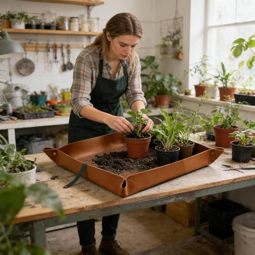 Repotting Mat for Indoor Plants Transplanting Tray - Image 2