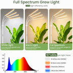 LBW Grow Lights for Indoor Plants, 75" Tall Full Spectrum Plant Grow Light - Image 3