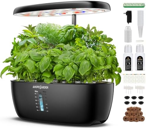 Ahopegarden Hydroponics Growing System kit: Indoor Herb Garden - 12 Pods Plant Germination Kit - Image 5