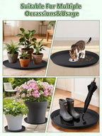 Kalolary 2 Pack Plant Saucer for Potted Plant 25 Inch Plant Pot Saucers - Image 6