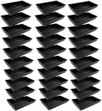 SUNPACK 10" x 20" Mega Plastic Seed Starting Tray, Black, 2.5" (Pack of 30) - No Drainage Holes, Ideal for Greenhouses or Indoor Gardening - Made of Thick, Strong Plastic by SUNPACK