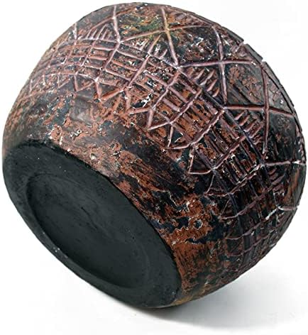 Leaf Extra Large Cachepot Planters, Fibreglass, 23cm Aztec Vase - Image 5