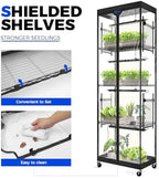 Barrina LP600 Indoor Greenhouse with Grow Light, 5 Tier Stand with Tent - Image 6
