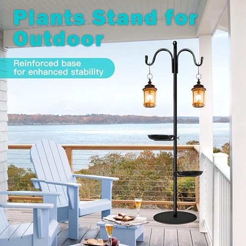 Shepherds Hooks for Outdoor, 76 Inch Bird Feeder Stand - Image 6