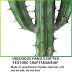 Artificial Cactus Fake Big Cactus 25 Inch Faux Cacti Plants for Home Garden Office Store Decoration - Image 3