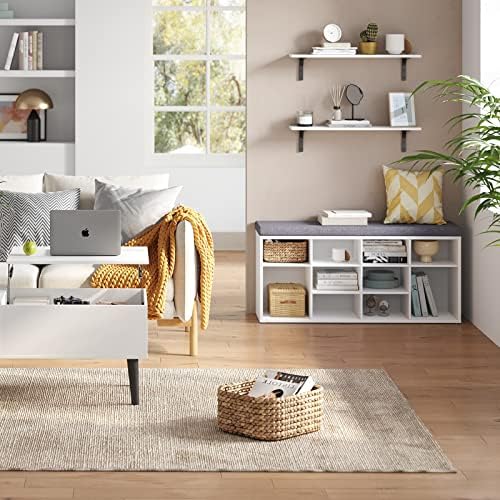 DINZI LVJ Long Wall Shelves, 23.6Inch Wooden Wall Mounted Shelves, Set of 2 - Image 7