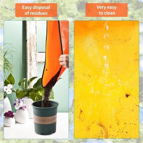 Flower Pots Transplanting Mats Gardening Planting Mat PE Plant Repotting Foldable Waterproof Potting Pad for Indoor Plant Repotting(Thickened - 66x66cm) - Image 4