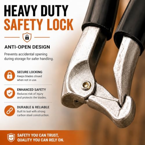 Goat Hoof Trimmers and Farrier Shears – Versatile Hoof, Wire, and Pipe Cutting Tool for Livestock– Silver (1pack) - Image 5
