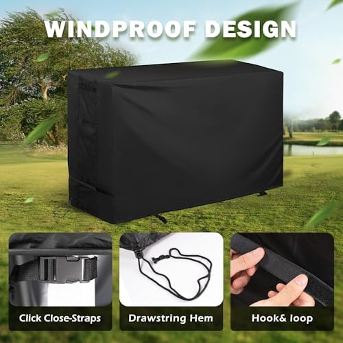 Outdoor Raised Garden Bed Cover for LEETOLLA Elevate 32" Raised Garden Bed, Outdoor Planter Box Stand Cover for Mobile Elevated Wood Planter/Planting Bed-Waterproof All Weather Protection - Image 5