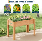 Jojoka 48"x24"x30" Raised Elevated Wooden Garden Planter Box - Image 2