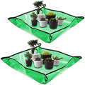 2Pcs Plant Repotting Mat for Indoor Gardening Plant Transplanting Mat Repotting Mat Kit for Watering Succulent Plants Transplanting Potting Mat Waterproof Folding (Size : 100 * 100cm) by Unknown