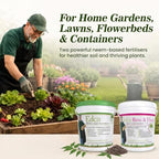 Eden Neem Fertilizer Bundle, 100% Organic Neem Cake 2-1-1 & Organic Enriched Rose Fertilizer 7-5-3 - Image 5