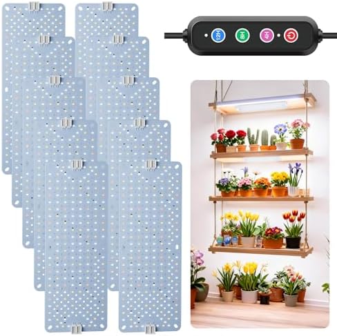 100W Full Spectrum Grow Lights Panel for Indoor Plants by LPMZMBL