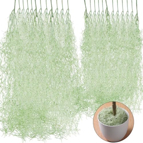 Cindeer 24 Pack Fake Spanish Moss Hanging, 33 Inch, Dark Gray by Cindeer