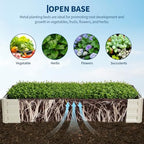 Garvee 6x3x1 FT Raised Garden Bed with PE Cover & Self-Watering System - Image 6