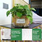 60 Pack 12 Inch Plant Saucer Clear Plant Saucers for Outdoors Plants Drip Trays Extra Large Pot Saucer No Holes Pot Saucers Planter Trays for Outdoor Plants Bulk Plastic Tray for Flower, Potted Tree - Image 5