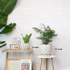 Gepege 10 Inch Ceramic Plant Pot for Indoor Plants with Drainage & Saucer - Image 5