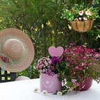 2PCS Hanging Basket Liners Coco Liner 20 Inch Round Coconut Coir Basket for Plants Replacement for Hanging Basket 100% Natural Coconut Fiber Plant Basket Liner for Garden Planter Flower Pot - Image 6