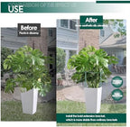 6 Pack 30 inch Plant Support Stakes, Heavy-Duty Half Round Peony Support, Garden Plant Stakes Cage for Outdoor Plants, Peony, Tomato, Hydrangea, (15In Support +15In Stainless Extension Tubes) - Image 5