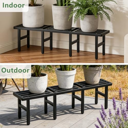 Modular Metal Plant Stand, Heavy Duty Expandable Plant Pot Shelf - Image 7
