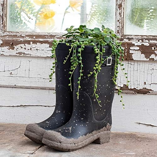 BRECK'S Garden Boots Planter Garden Statue and Planter - Decorate Your Yard or Patio with This Great Statuary - Image 3