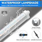 JESLED Waterproof T8 2FT Grow Lights, Full Spectrum Indoor Plant Light, 2P - Image 2