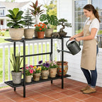 Heavy Duty Plant Stand Outdoor Indoor, Large Metal 48" L x 10" W x 38"H - Image 4