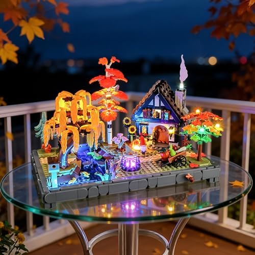 BRIKSMAX 2.0 Light Kit Compatible with Lego Icons Autumn Cottage Garden 11372 Building Sets- Original LED Lighting Kits (Accessories Only) for Display, Gifts & Collectors by BRIKSMAX