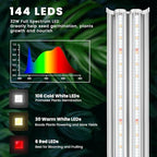 Wolezek 2FT T5 Grow Lights for Seed Starting with Timer, 32W Full Spectrum - Image 3