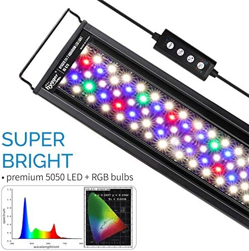 hygger Advanced LED Aquarium Light with Timer, 24/7 Lighting Cycle & DIY Mode, Full Spectrum Fish Tank Light for 18-24 in Freshwater Planted Tank - Image 4