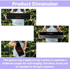 LaLaGreen Outdoor Wall Planters (30 Inch, 2 Pack) Carbon Steel Black Metal Hanging Flower Pots for Succulents, Wall Mount Rectangular Long Window Sill Box Fence Floating Shelf for Modern Garden Decor - Image 5