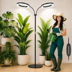 LBW 10.2in Grow Lights for Indoor Plants, Plant Grow Light with Stand by LBW