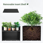 Metal Planter Box 38" x 13” x 30”, Large Rectangular Window Box - Image 4