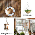 Metal Plant Wall Hooks 30Pack Bulk Hanging Brackets Indoor Black 6In - Image 3
