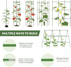 Halatool 6 Pack Tomato Cages for Garden, Up to 63 inch(5.2FT) - Image 3