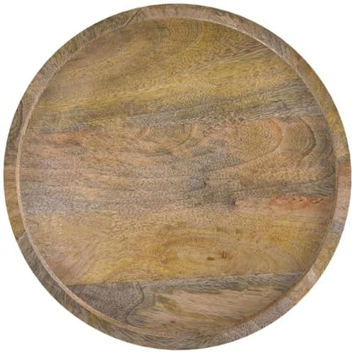 SIMPLIHOME Dayton 13" Wide Solid Wood Round End Table in Natural - Image 5