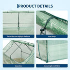 Garvee 6x3x1 FT Raised Garden Bed with PE Cover & Self-Watering System - Image 5