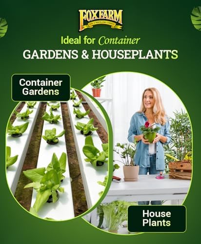 FoxFarm Ocean Forest Potting Soil for Container Gardens - Light, Aerated Texture with Fish Meal, Crab Meal, Earthworm Castings - Houseplant Potting Mix for Seedlings & Plant Starts - 2 x12 Quart - Image 5