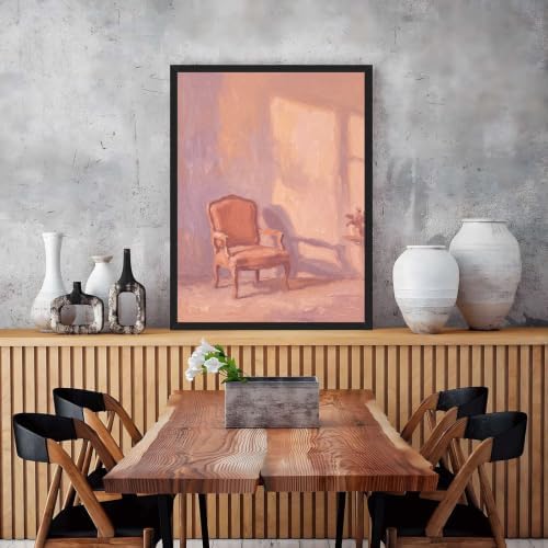 Impressionist Interior Wall Art, Black Framed Cozy Armchair Print - Image 7