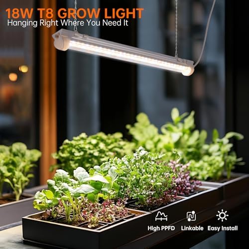 Bstrip T8 Grow Light, 1.4ft 108W (6x18W) for Indoor Growing, 3467K - Image 3