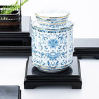Chinese Wooden Pedestal Stand Square Solid Wood Vase Base - Image 4